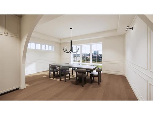 3708 8 Avenue Nw, Calgary, AB - Indoor Photo Showing Dining Room