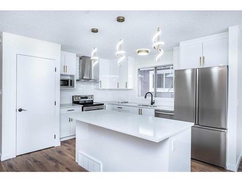 216 Whiteview Road Ne, Calgary, AB - Indoor Photo Showing Kitchen With Upgraded Kitchen