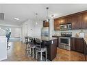 181 Elgin Meadows Park Se, Calgary, AB  - Indoor Photo Showing Kitchen With Stainless Steel Kitchen With Upgraded Kitchen 