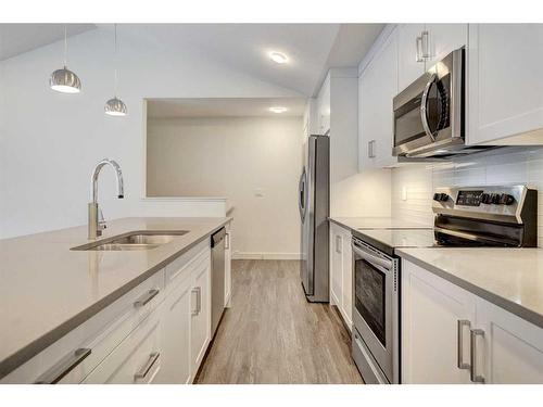 5301-100 Walgrove Court Se, Calgary, AB - Indoor Photo Showing Kitchen With Stainless Steel Kitchen With Double Sink With Upgraded Kitchen