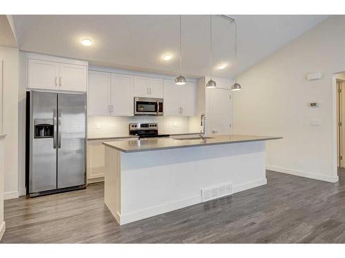 5301-100 Walgrove Court Se, Calgary, AB - Indoor Photo Showing Kitchen With Stainless Steel Kitchen With Upgraded Kitchen