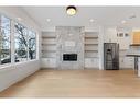 2424 53 Avenue Sw, Calgary, AB  - Indoor With Fireplace 