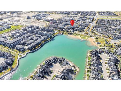 1403-11 Mahogany Row Se, Calgary, AB - Outdoor With Body Of Water With View