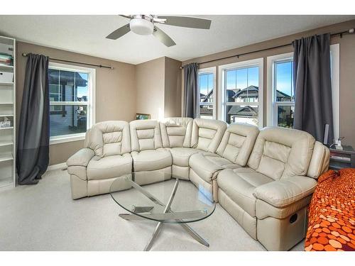 1224 Brightoncrest Green Se, Calgary, AB - Indoor Photo Showing Living Room