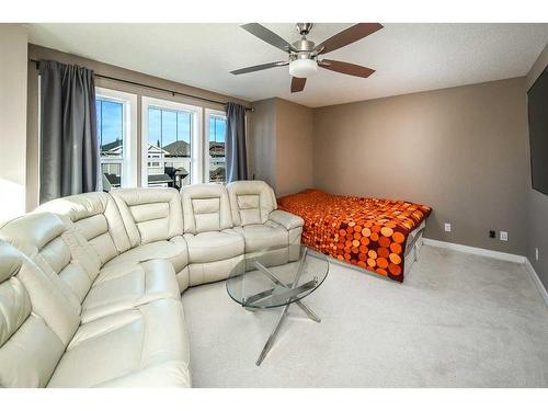 1224 Brightoncrest Green Se, Calgary, AB - Indoor Photo Showing Living Room