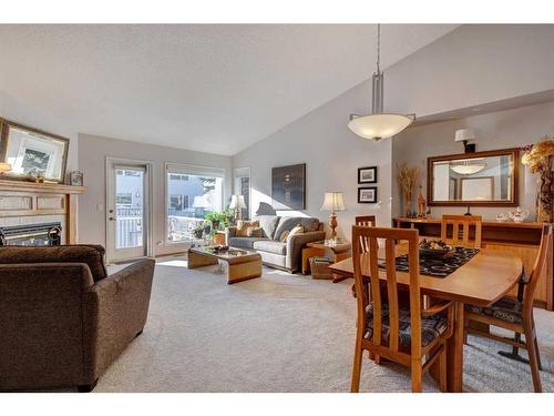 54 Douglasview Park Se, Calgary, AB - Indoor With Fireplace