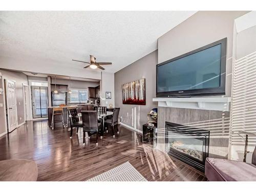 175 Kincora Heath Nw, Calgary, AB - Indoor With Fireplace