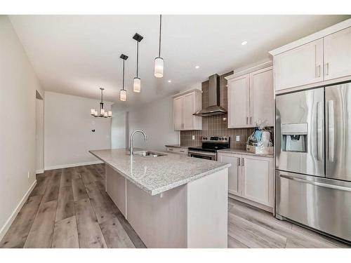 210 Alpine Avenue Sw, Calgary, AB - Indoor Photo Showing Kitchen With Stainless Steel Kitchen With Upgraded Kitchen