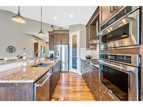 79 Cranbrook Way Se, Calgary, AB - Indoor Photo Showing Kitchen With Double Sink With Upgraded Kitchen