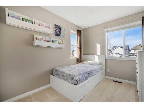 146 Cranford Way Se, Calgary, AB - Indoor Photo Showing Bedroom