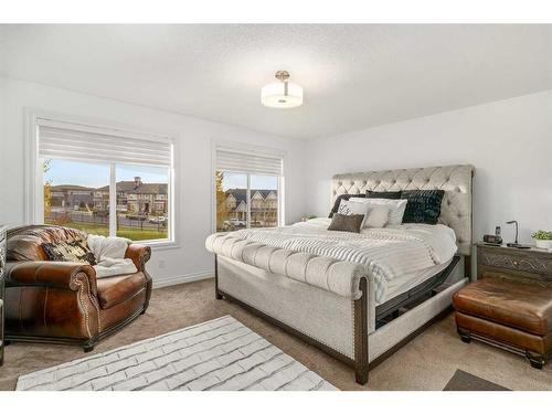 40 Masters Landing Se, Calgary, AB - Indoor Photo Showing Bedroom