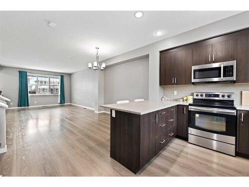 274 Redstone Drive Ne, Calgary, AB - Indoor Photo Showing Kitchen With Stainless Steel Kitchen