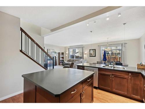 83 Copperstone Boulevard Se, Calgary, AB - Indoor Photo Showing Kitchen With Double Sink