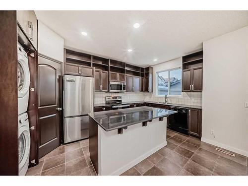 164 Skyview Springs Gardens Ne, Calgary, AB - Indoor Photo Showing Kitchen With Double Sink