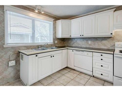 248 Allan Crescent Se, Calgary, AB - Indoor Photo Showing Kitchen With Double Sink