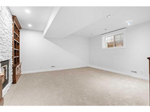 1638 42 Avenue Sw, Calgary, AB - Indoor Photo Showing Other Room With Fireplace