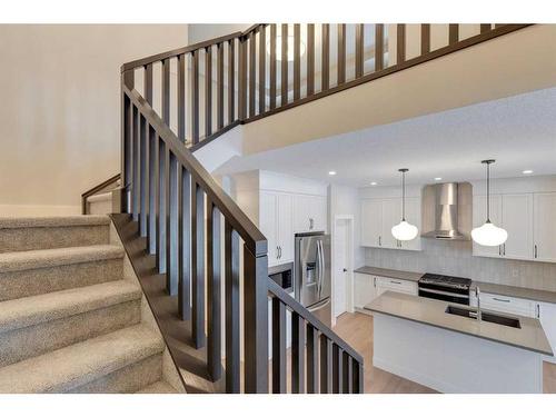 46 Fireside Point, Cochrane, AB - Indoor Photo Showing Kitchen