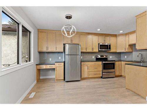 17 Deer Lane Road Se, Calgary, AB - Indoor Photo Showing Kitchen With Stainless Steel Kitchen