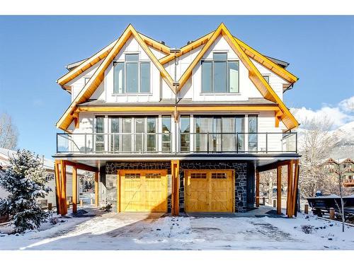 4 (Sw)-833 6Th Street, Canmore, AB - Outdoor With Deck Patio Veranda