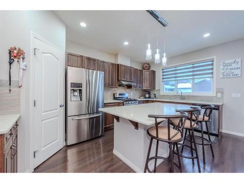 17 Red Embers Row Ne, Calgary, AB - Indoor Photo Showing Kitchen With Upgraded Kitchen