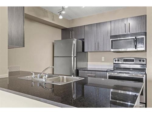 316-15 Saddlestone Way Ne, Calgary, AB - Indoor Photo Showing Kitchen With Stainless Steel Kitchen With Double Sink