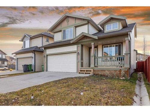 2046 Luxstone Boulevard, Airdrie, AB - Outdoor With Deck Patio Veranda With Facade