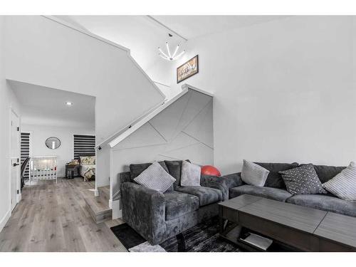 2046 Luxstone Boulevard, Airdrie, AB - Indoor Photo Showing Living Room