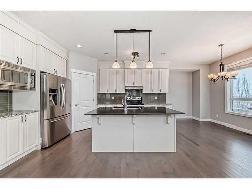 1204 Brightoncrest Green Se, Calgary, AB - Indoor Photo Showing Kitchen With Double Sink With Upgraded Kitchen