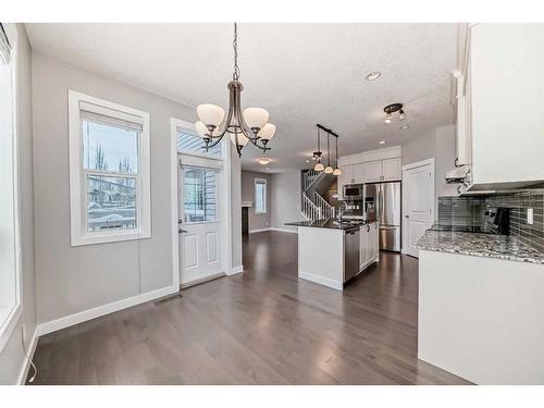 1204 Brightoncrest Green Se, Calgary, AB - Indoor Photo Showing Kitchen With Upgraded Kitchen