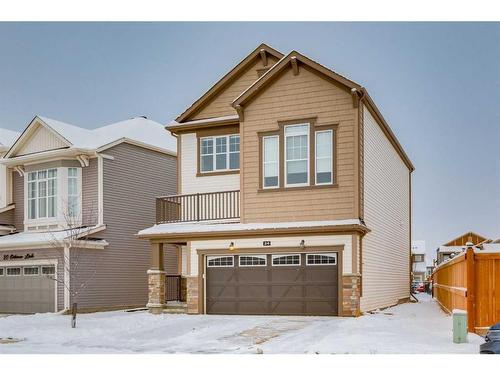 24 Osborne Link Sw, Airdrie, AB - Outdoor With Balcony With Facade