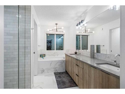 9 Sage Meadows Green Nw, Calgary, AB - Indoor Photo Showing Bathroom