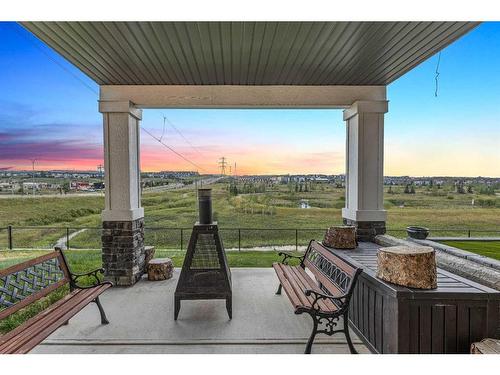 9 Sage Meadows Green Nw, Calgary, AB - Outdoor With Deck Patio Veranda With View With Exterior