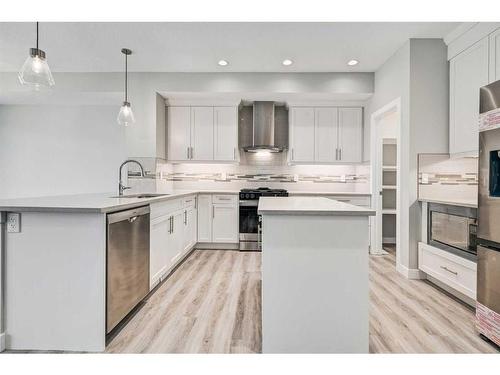 326 Legacy View Se, Calgary, AB - Indoor Photo Showing Kitchen With Stainless Steel Kitchen With Upgraded Kitchen