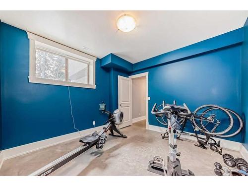 67 Discovery Valley Cove Sw, Calgary, AB - Indoor Photo Showing Gym Room