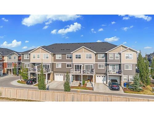 709 Skyview Ranch Grove Ne, Calgary, AB - Outdoor With Balcony With Facade