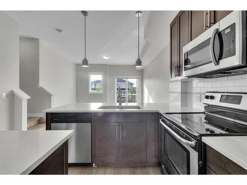 131 Redstone Circle Ne, Calgary, AB - Indoor Photo Showing Kitchen