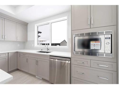 317 Belmont Park Sw, Calgary, AB - Indoor Photo Showing Kitchen