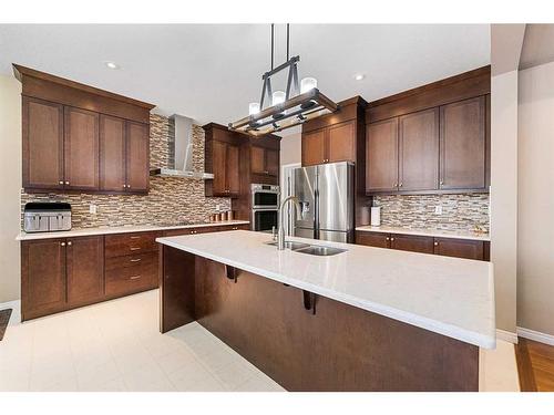 34 Cityscape Bay Ne, Calgary, AB - Indoor Photo Showing Kitchen With Double Sink With Upgraded Kitchen