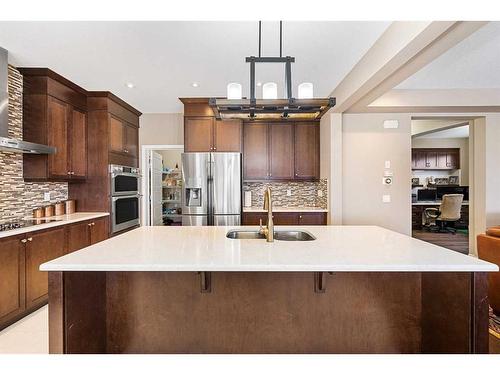 34 Cityscape Bay Ne, Calgary, AB - Indoor Photo Showing Kitchen With Stainless Steel Kitchen With Double Sink With Upgraded Kitchen