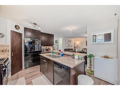 1 Harvest Oak View Ne, Calgary, AB - Indoor Photo Showing Kitchen With Double Sink