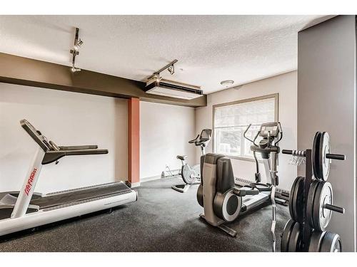 105-1408 17 Street Se, Calgary, AB - Indoor Photo Showing Gym Room