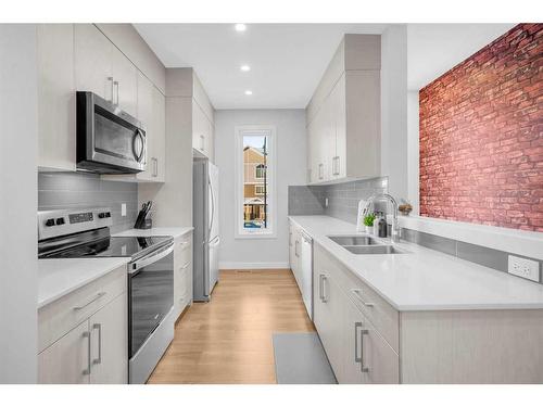 59 Skyview Ranch Avenue Ne, Calgary, AB - Indoor Photo Showing Kitchen With Double Sink With Upgraded Kitchen