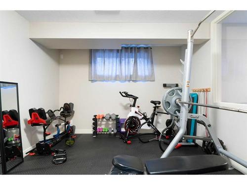 39 Chaparral Valley Way Se, Calgary, AB - Indoor Photo Showing Gym Room