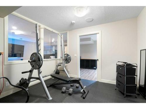 39 Chaparral Valley Way Se, Calgary, AB - Indoor Photo Showing Gym Room