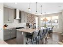 39 Chaparral Valley Way Se, Calgary, AB  - Indoor Photo Showing Kitchen With Upgraded Kitchen 