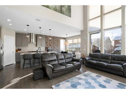 39 Chaparral Valley Way Se, Calgary, AB - Indoor Photo Showing Living Room