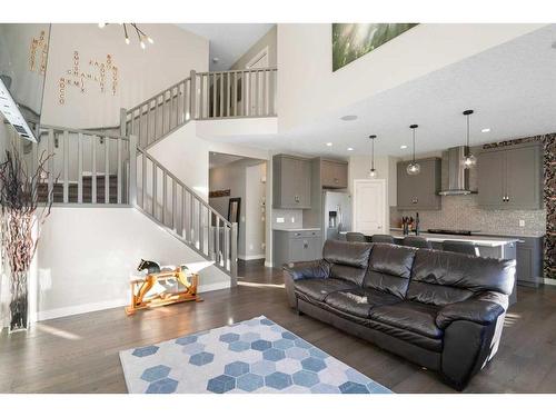 39 Chaparral Valley Way Se, Calgary, AB - Indoor Photo Showing Living Room