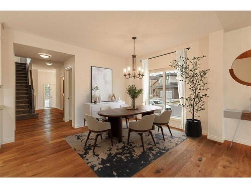 309 Marquis Landing Se, Calgary, AB - Indoor Photo Showing Dining Room