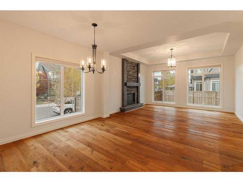 309 Marquis Landing Se, Calgary, AB - Indoor Photo Showing Living Room