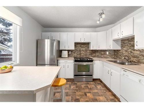 88 Riverbrook Place, Calgary, AB - Indoor Photo Showing Kitchen With Double Sink